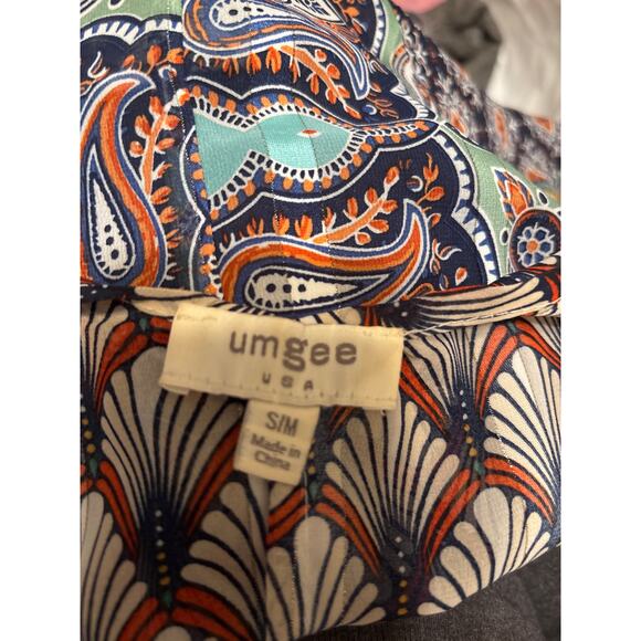 Umgee Multi Pattern with Metallic Threaded Kimono Size S/M - Picture 3 of 6